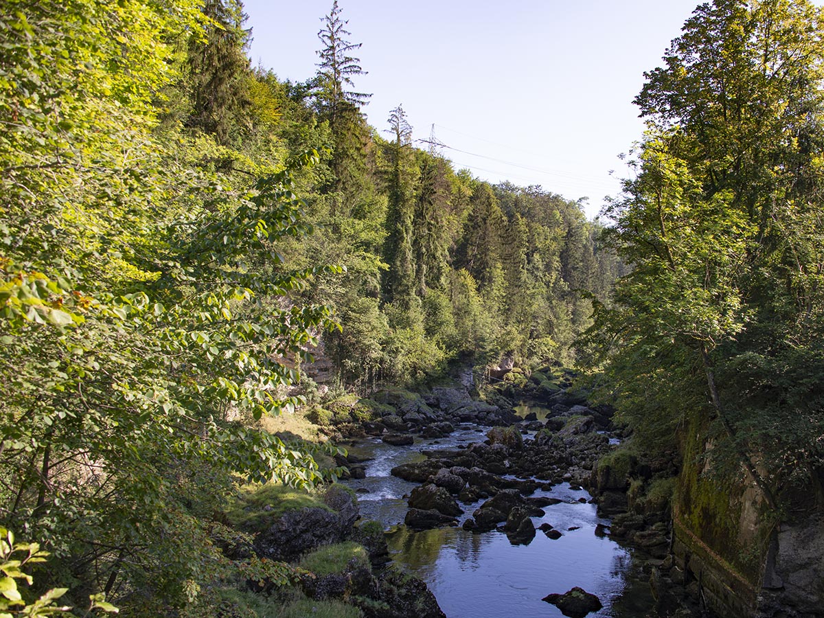 flussabwärts